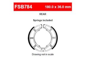 Hátsó fékpofa FERODO FSB784