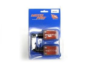 Mini irányjelző "FEKETE" 2db MOTOPRO