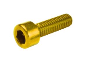 Imbusz csavar M6x20 arany 6db