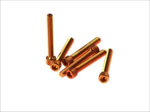 Imbusz csavar M6x45 narancs 6db