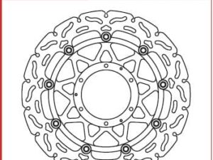 Első féktárcsa TRW MSW265RAC