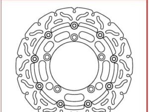 Első féktárcsa TRW MSW260RAC