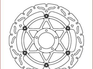 Első féktárcsa TRW MSW280RAC