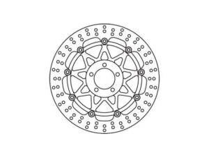 Első féktárcsa TRW MSW216