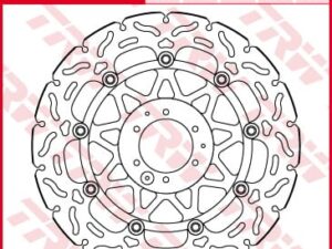 Első féktárcsa TRW MSW230RAC