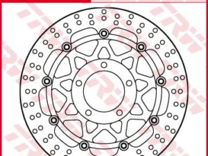 Első féktárcsa TRW MSW279