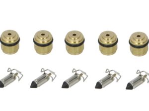Karburátor tűszelep fészkekkel FVS-324 5db Tourmax