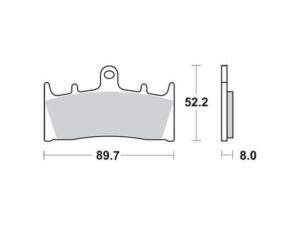 TRW Fékbetét készlet MCB659CRQ