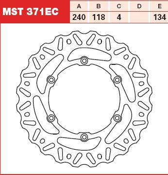 TRW Féktárcsa MST371EC - Image 3