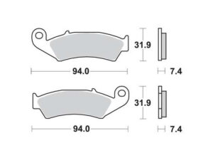 TRW Fékbetét készlet MCB574