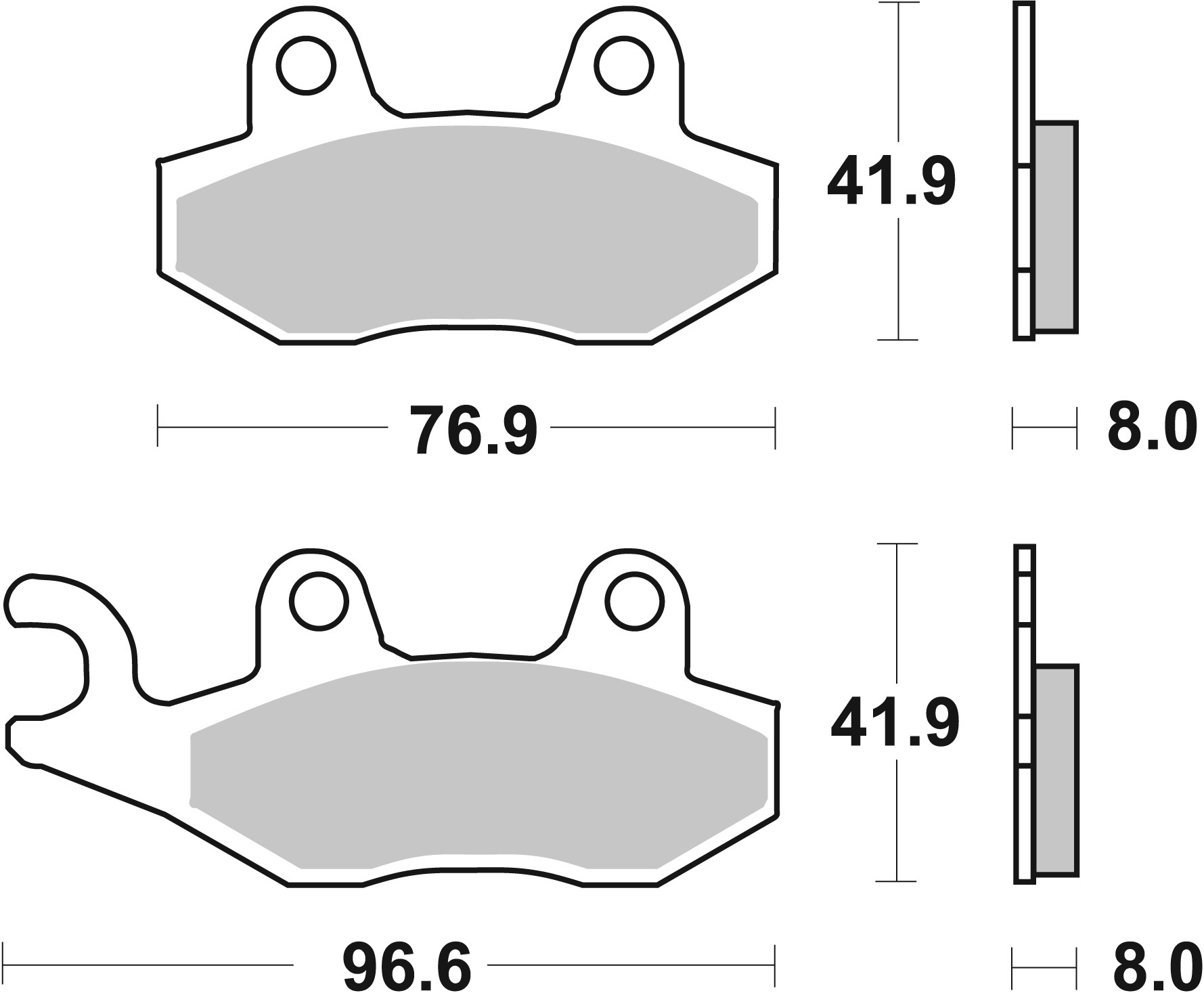 Brembo Fékbetét készlet 07SU12SP