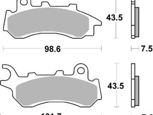 Brembo Fékbetét készlet 07118XS