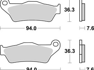 Brembo Fékbetét készlet 07BB04CC