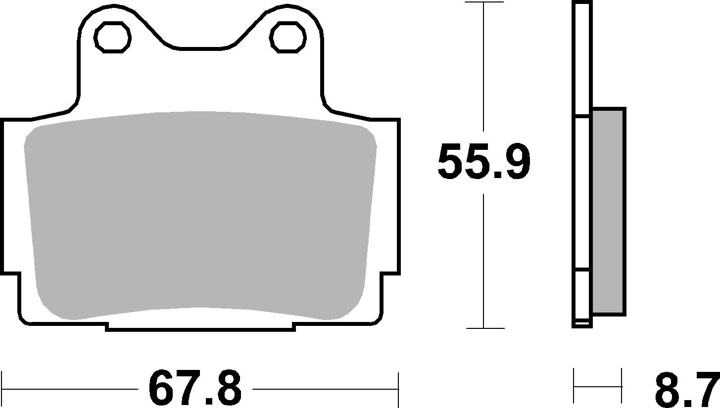 Brembo Fékbetét készlet 07YA12SP - Image 2