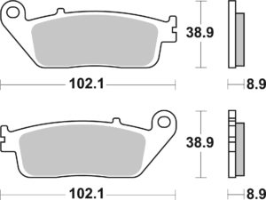 Brembo Fékbetét készlet 07075XS