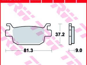 TRW Fékbetét készlet MCB806SRM